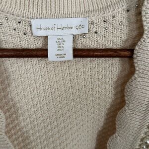 House of Harlow 1960 Cream Sweater